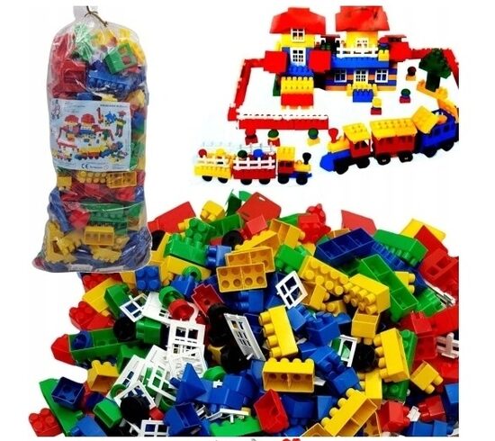 Bērnu spēļu kluči 100 elementi RELAX, Polijas ražojums